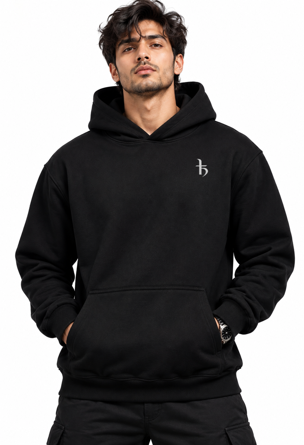 300 GSM 100% Cotton Fleece Hoodie Without Knot