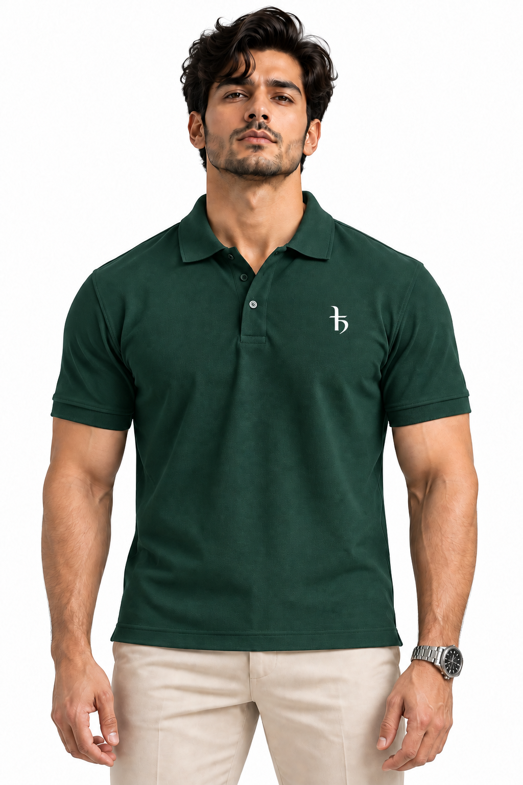 Slim Fit 100% Cotton Pique Polo