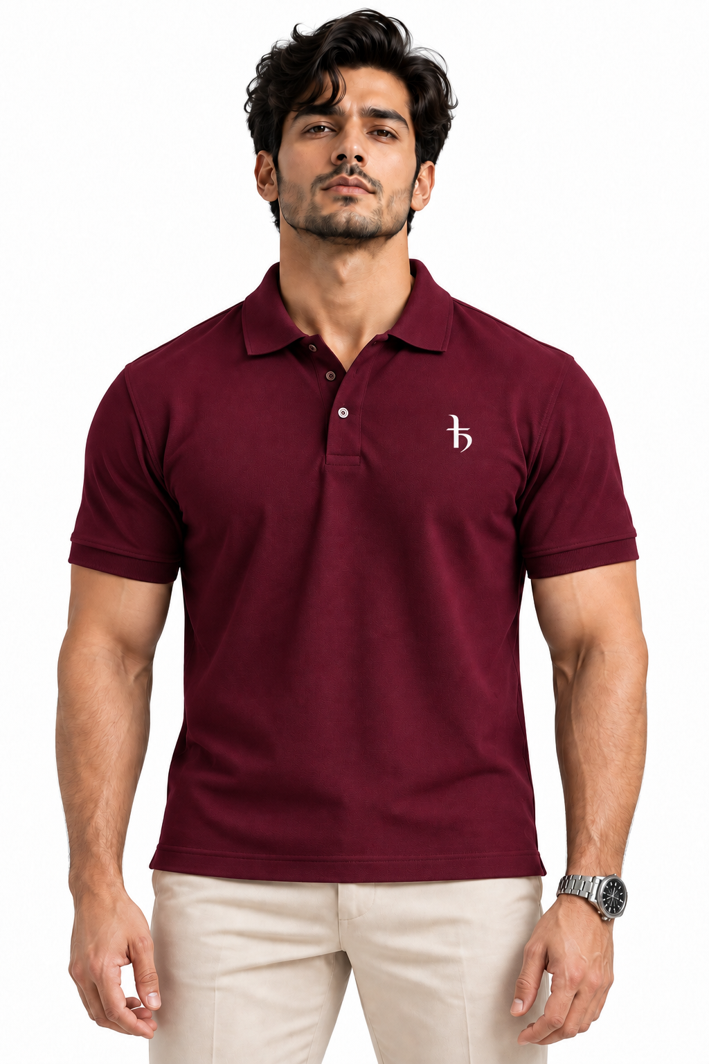 Slim Fit 100% Cotton Pique Polo